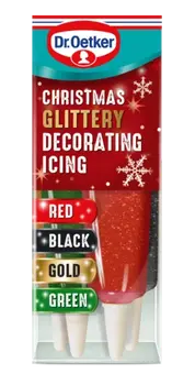 Dr. Oetker Christmas Glittery Writing Icing