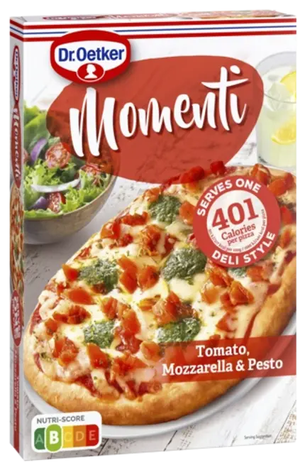 Dr. Oetker Momenti Tomato Mozzarella & Pesto