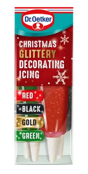 Dr. Oetker Christmas Glittery Writing Icing