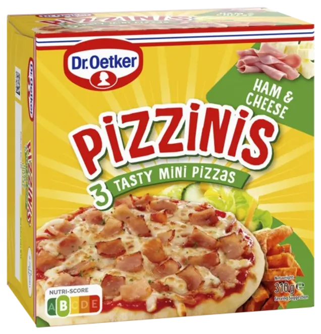 Dr. Oetker Dr. Oetker Pizzinis Ham & Cheese