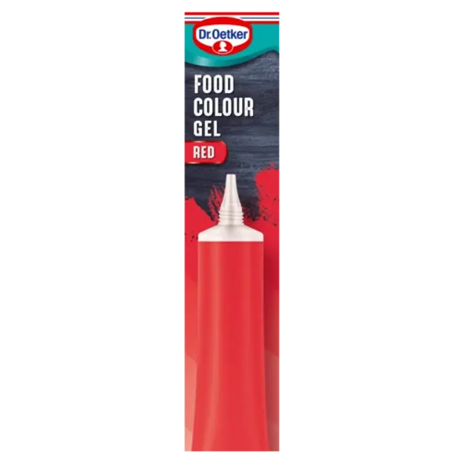Dr. Oetker Extra Strong Red Food Colour Gel