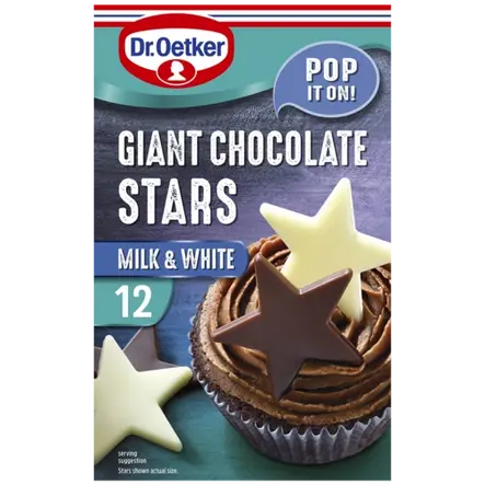 Dr .Oetker Giant Chocolate Stars (2 packets)