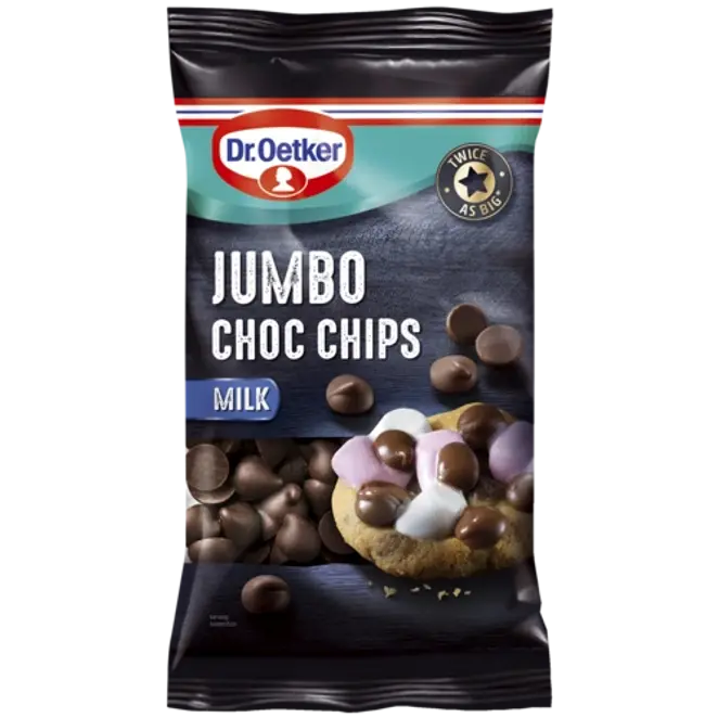 Dr. Oetker Jumbo Chips Milk Chocolate