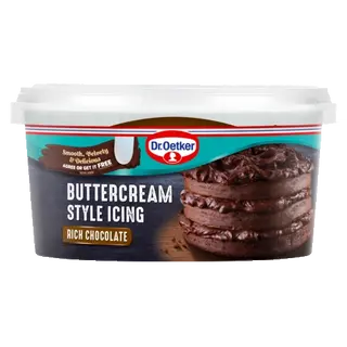 Dr. Oetker Chocolate Buttercream Style Icing (1 Tub)