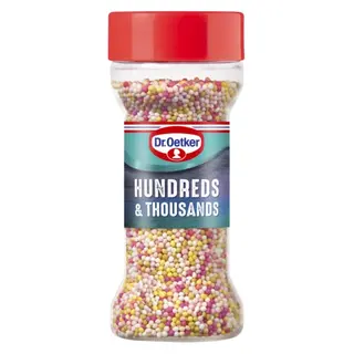 Dr. Oetker Hundreds and Thousands (Also add some additional decoration/sprinkles of your choice)