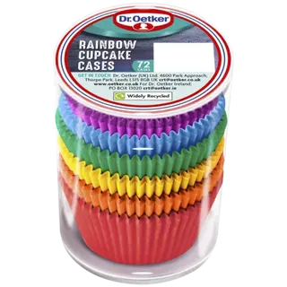 Dr. Oetker Rainbow Cupcake Cases (Red)