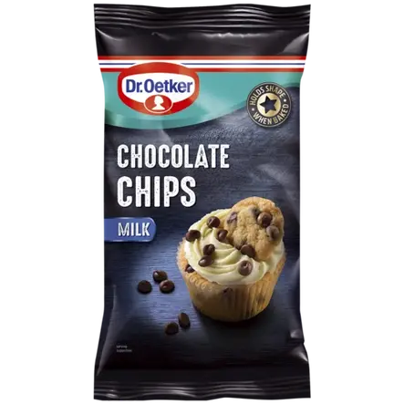 Dr. Oetker Milk Chocolate Chips (plus extra to serve)