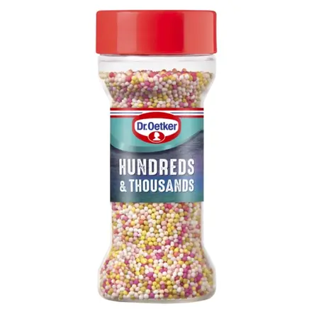 Dr. Oetker Hundreds and Thousands (Also add some additional decoration/sprinkles of your choice)
