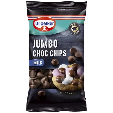 Dr. Oetker Milk Chocolate Jumbo Chips