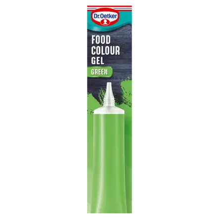Dr. Oetker Green Extra Strong Food Colour Gel (a few drops)
