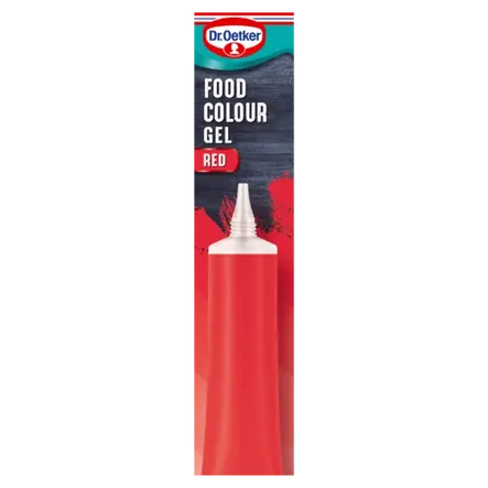 Dr. Oetker Red Extra Strong Food Colour Gel (1 tube)