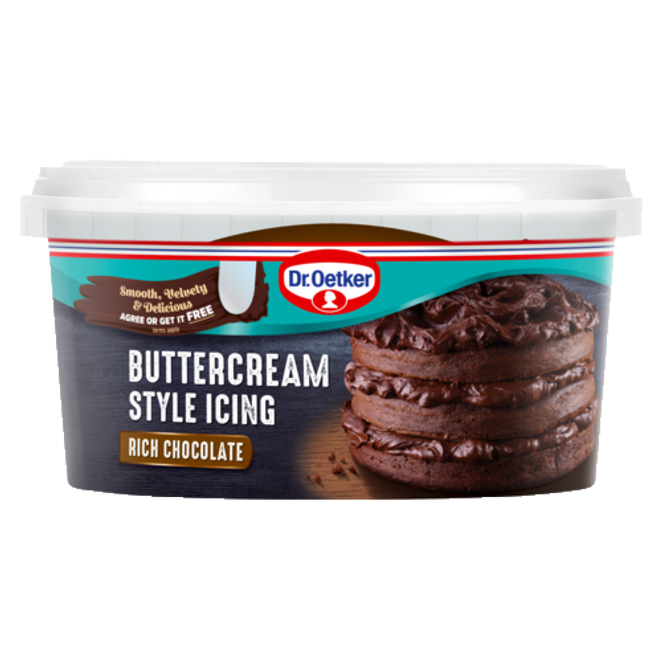 Dr. Oetker Rich Chocolate Buttercream Style Icing