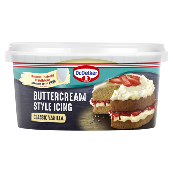 Dr. Oetker Classic Vanilla Buttercream Style Icing