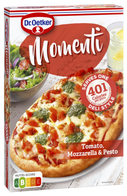 Dr. Oetker Momenti Tomato Mozzarella & Pesto