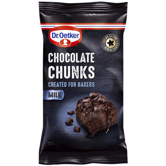 Dr. Oetker Milk Chocolate Chunks