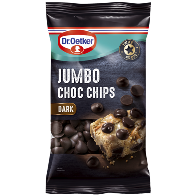 Dr. Oetker Jumbo Chips Dark Chocolate