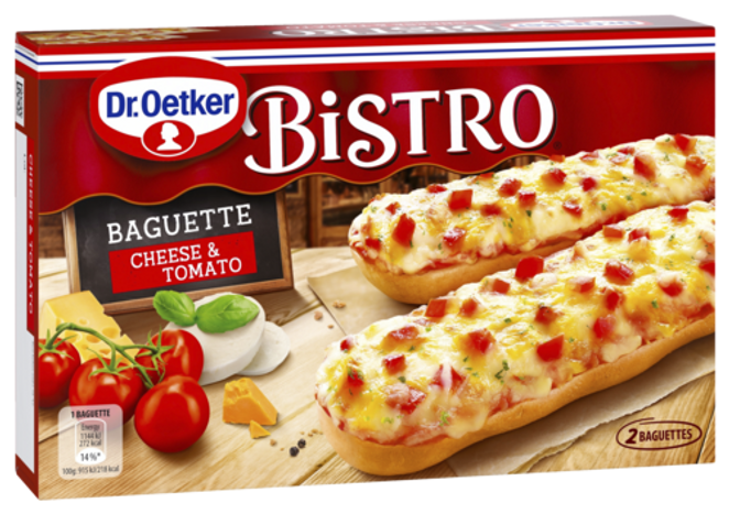 Dr. Oetker Dr. Oetker Bistro Cheese & Tomato Pizza Baguette