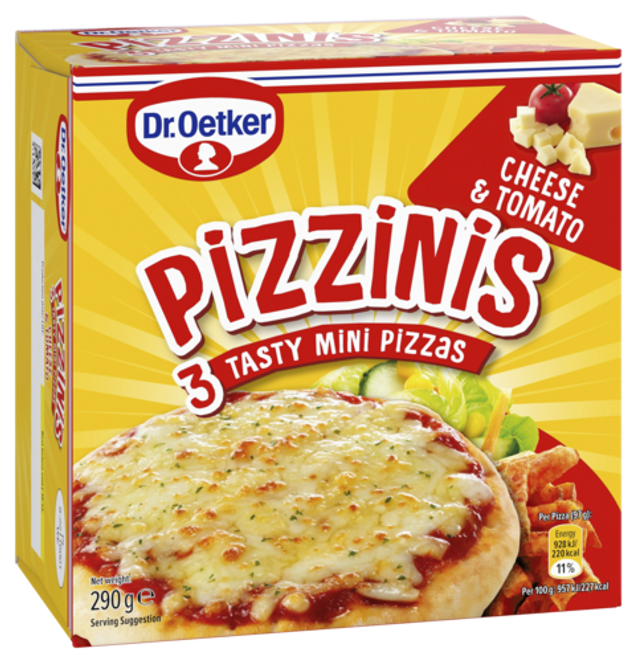 Dr. Oetker Dr. Oetker Pizzinis Cheese & Tomato