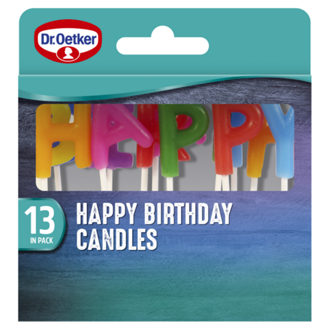 Dr. Oetker Happy Birthday Candles