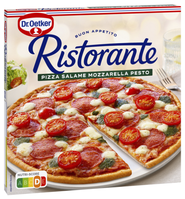Dr. Oetker Dr. Oetker Ristorante Pizza Salame Mozzarella Pesto