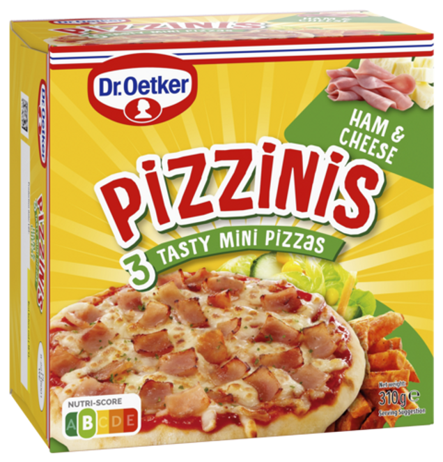 Dr. Oetker Dr. Oetker Pizzinis Ham & Cheese
